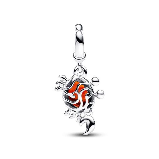 CHARM PENDENTE DISNEY CARANGUEIJO SEBASTIÃO DA PEQUENA SEREIA PA
