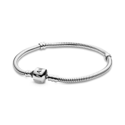 BRACELETE MALEAVEL CRIE E COMBINE FECHO PANDORA