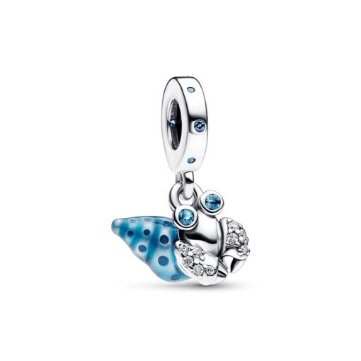 CHARM PENDENTE CARANGUEJO ERIMITA QUE BRILHA NO ESCURO