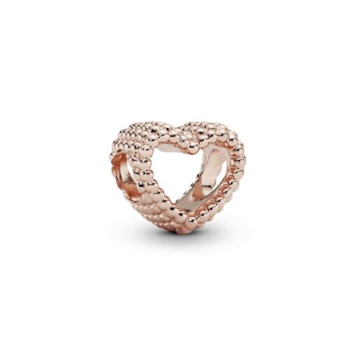 CHARM ROSE CORAÇÃO DE ESFERAS PANDORA