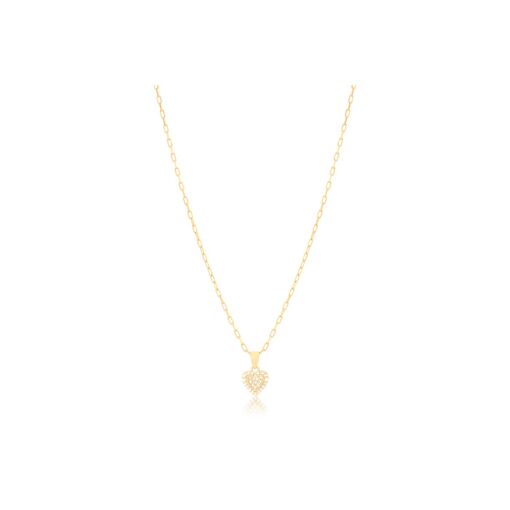 CHOKER COM CORAÇÃO CRAVEJADO