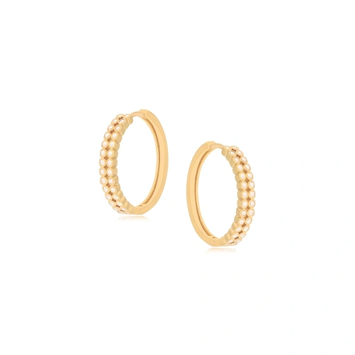 BRINCO ARGOLA COM ZIRCÔNIAS
