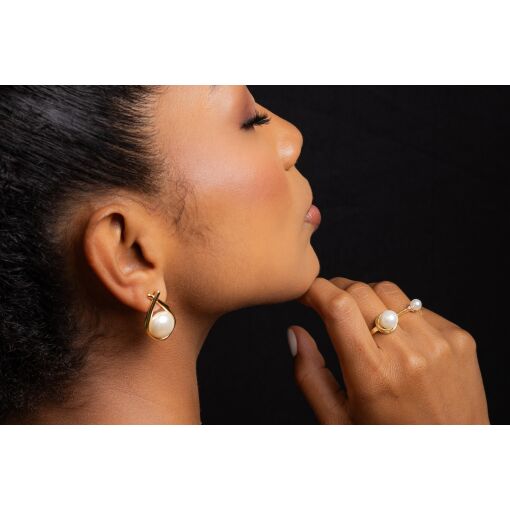 ANEL TRABALHADO COM PÉROLA