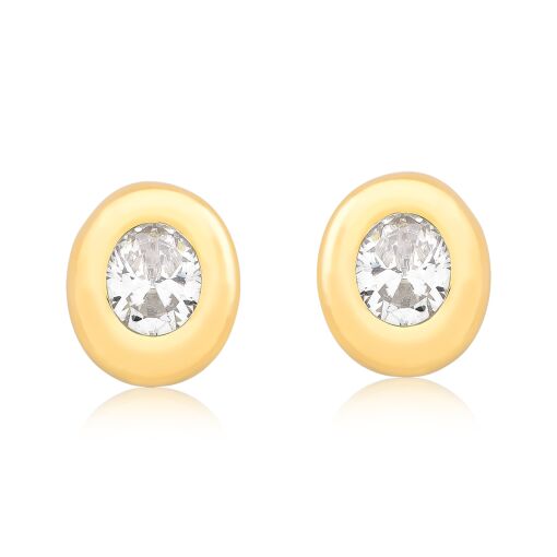 BRINCO OVAL COM CRISTAL