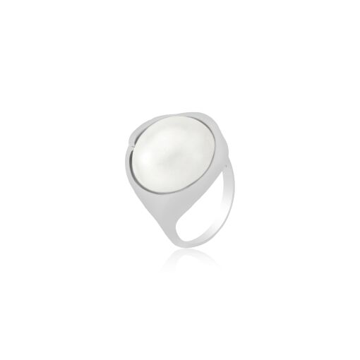 ANEL COM PÉROLA MABE