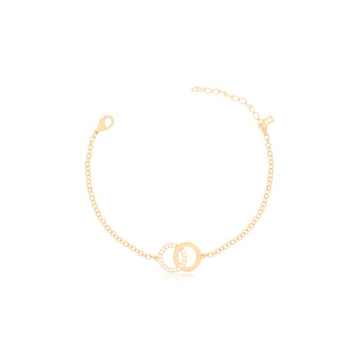 PULSEIRA COM DOIS CÍRCULOS ENTRELAÇADOS
