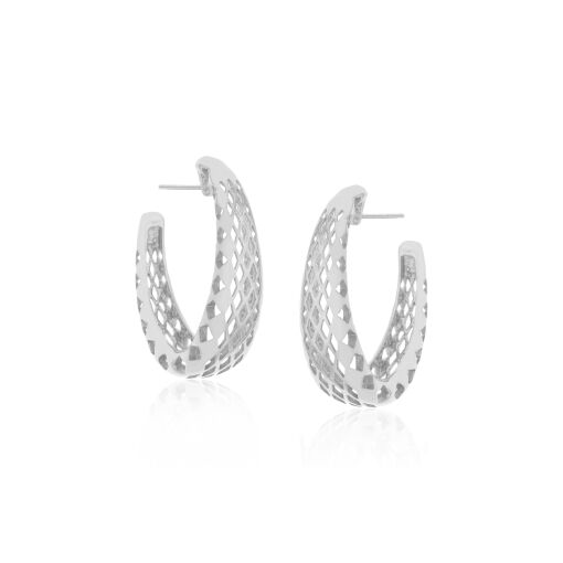 BRINCO ARGOLA OVAL VAZADA