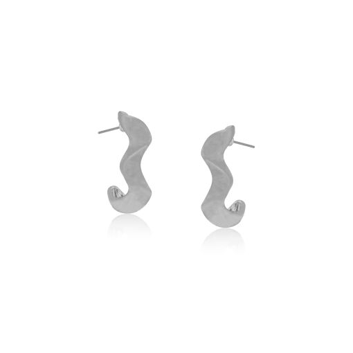 BRINCO ARGOLA TORCIDA ACETINADA