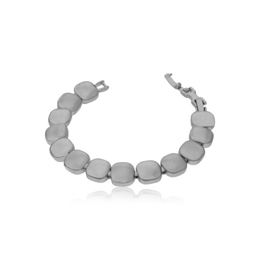 PULSEIRA COM ELOS QUADRADOS