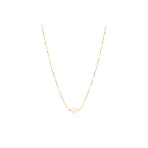 CHOKER COM TREVO DE PÉROLA