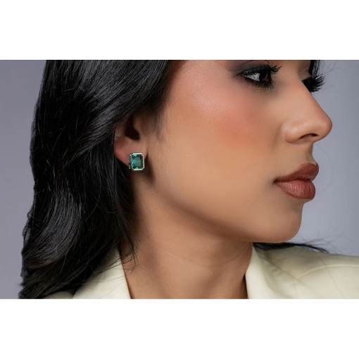 BRINCO COM CRISTAL RETANGULAR