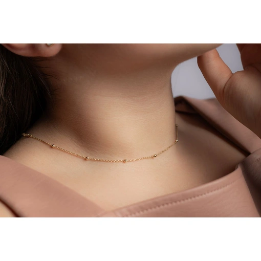 CHOKER COM ESFERAS