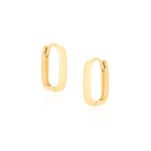 BRINCO ARGOLINHA RETANGULAR