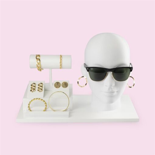 KIT EXPOSITOR SKIN HEAD + LAQUEADO 7 PEÇAS