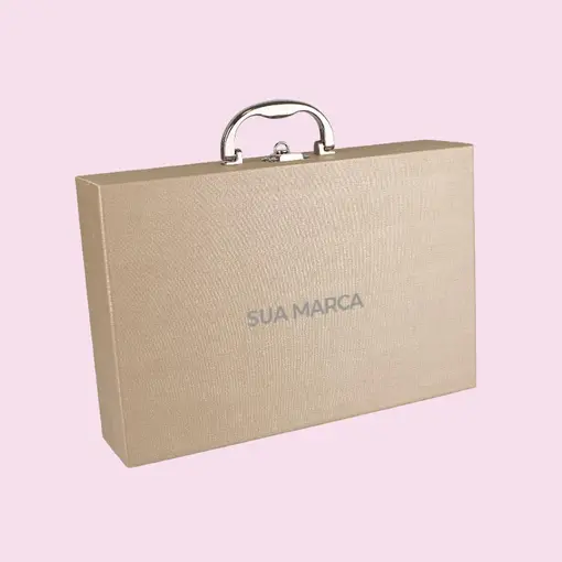 MALETA REVENDEDORA 25X37,5CM PERSONALIZADA LASER LINHO