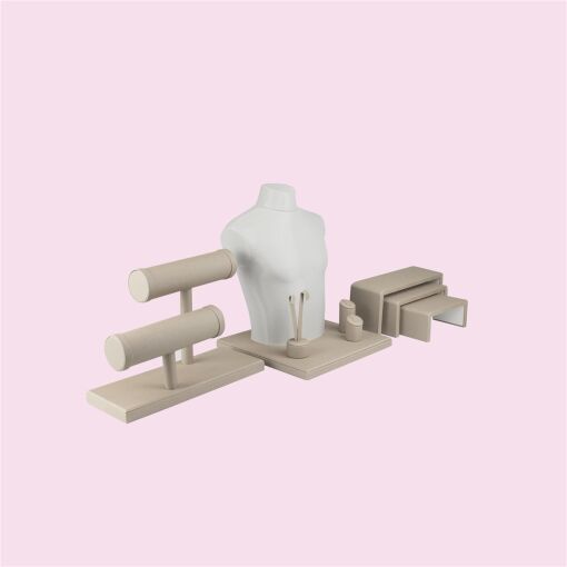 KIT EXPOSITOR FENDI + BUSTO SLIM 7 PEÇAS