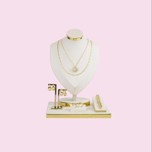 KIT PARA JOIAS LUXO 5 PEÇAS