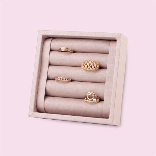 MINI BANDEJA PARA ANEL ROLETE ROSÉ