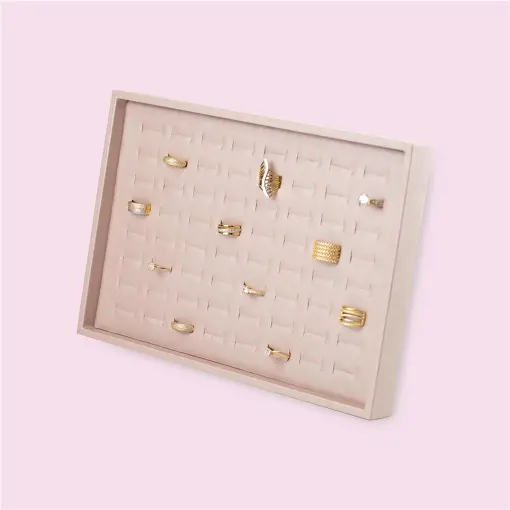 BANDEJA PARA ANEL CORTE H FACTO ROSE 21X29CM