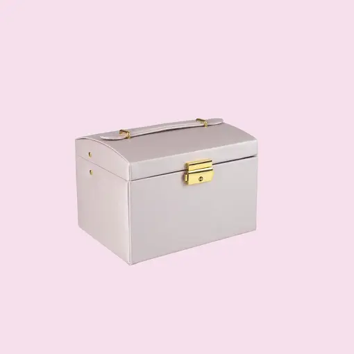 PORTA JOIAS EXCLUSIVE TRIPLO ROSA