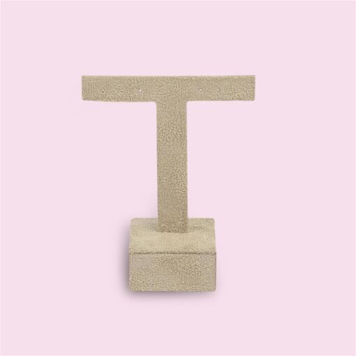 EXPOSITOR BRINCO "T" PARA 3 PARES SUEDE AREIA