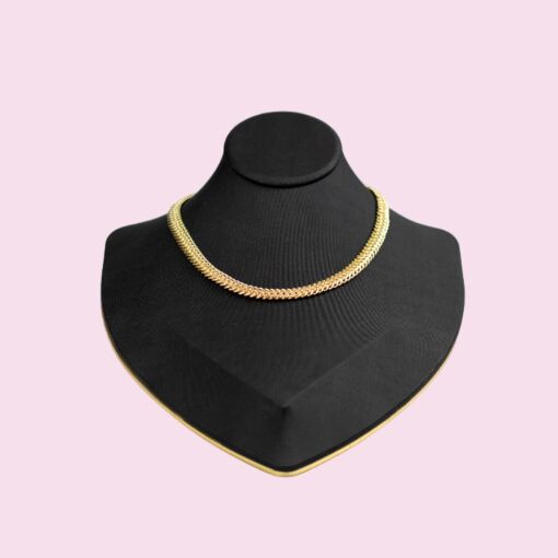EXPOSITOR BUSTO NAVETE ESTHER HORIZONTAL PRETO