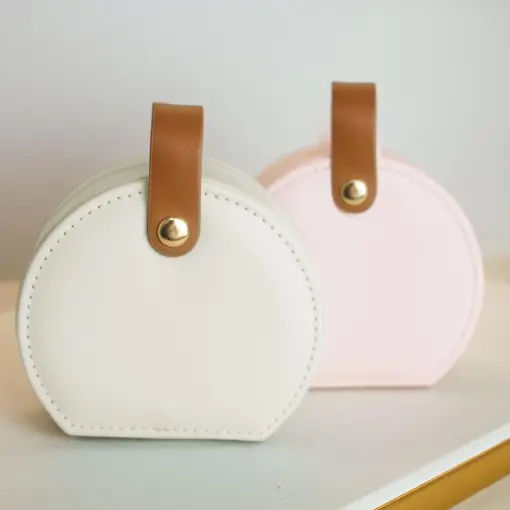 ESTOJO PORTA JOIAS EXCLUSIVE MINI BAG OFF WHITE