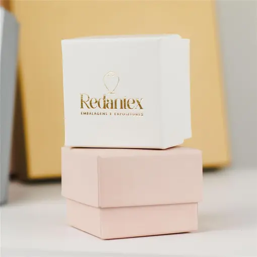 CAIXA RIGIDA 05X05CM PERSONALIZADA VALOR UNITÁRIO P/300 UN