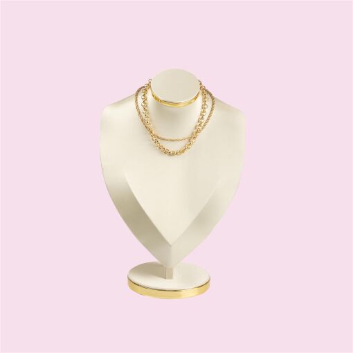 EXPOSITOR BUSTO NAVETE ESTHER CETIM OFF WHITE