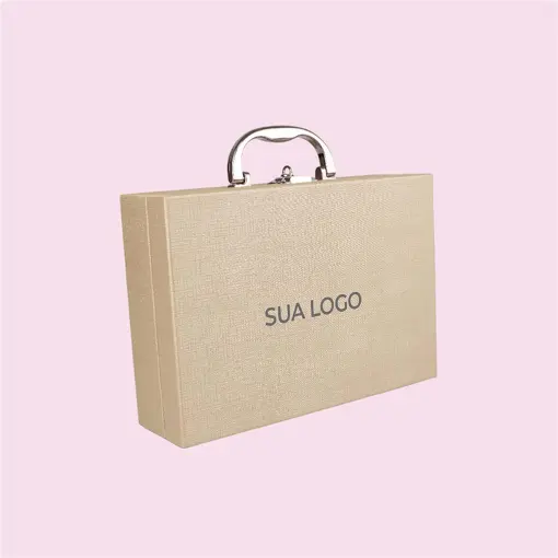 MALETA REVENDEDORA 21X29CM PERSONALIZADA LASER LINHO