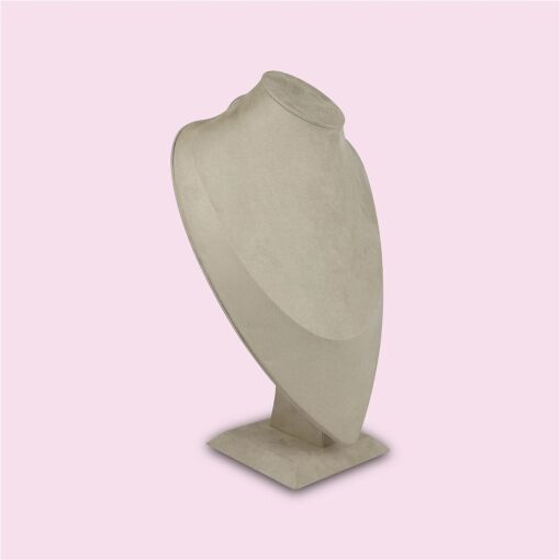 EXPOSITOR BUSTO NAVETE SUEDE AREIA