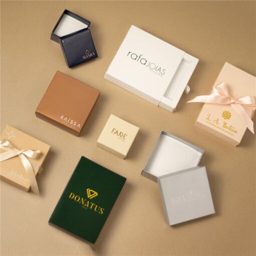 CAIXA PERSONALIZADA 10X10CM VALOR UNITÁRIO P/ 500 UN