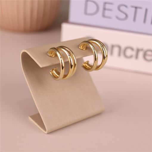 EXPOSITOR PARA BRINCO ARGOLA FACTO DOURADO M