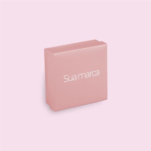 CAIXA PARA JOIAS PERSONALIZADA 05X05CM VALOR UNIT. P/ 500 UN