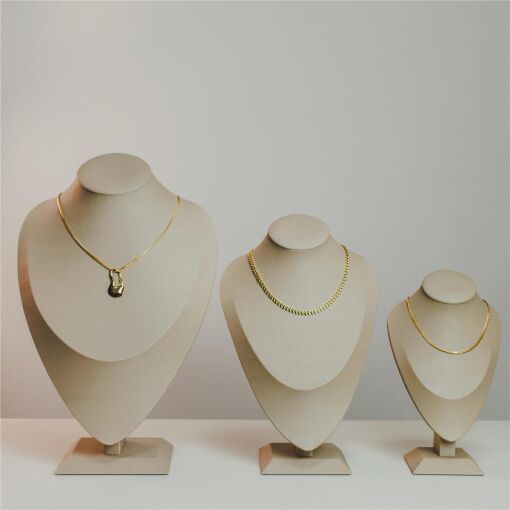 EXPOSITOR BUSTO NAVETE FACTO DOURADO
