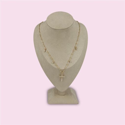EXPOSITOR BUSTO NAVETE SUEDE AREIA
