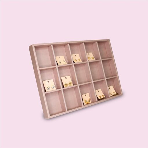 BANDEJA 15 ESPAÇOS LIVRES FACTO ROSÉ 25X37,5X3CM