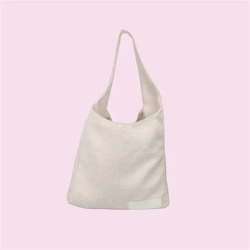 BOLSA SACO TEXTURIZADO OFF WHITE