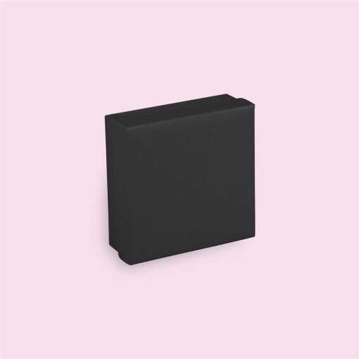 CAIXA PARA JOIAS ANEL 05X05CM COM 10 UNIDADES PRETO