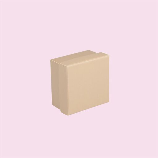 CAIXA PARA JOIAS ANEL 05X05CM COM 10 UNIDADES MOCHA MOUSSE