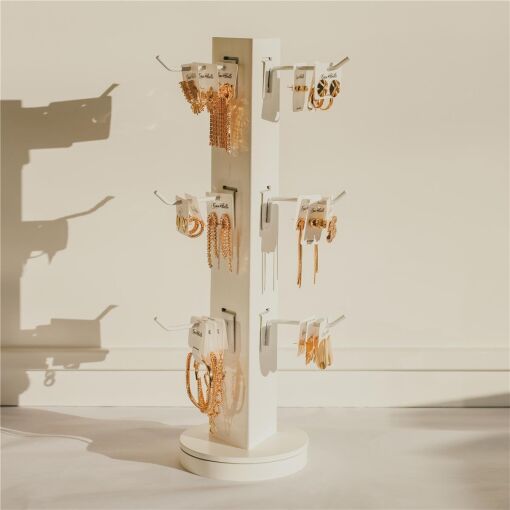 EXPOSITOR GIRATÓRIO SLIM SEM GANCHOS