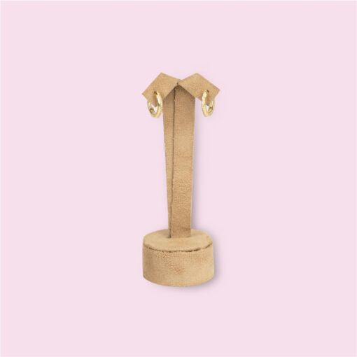 EXPOSITOR COQUEIRO PARA BRINCOS SUEDE CAMEL