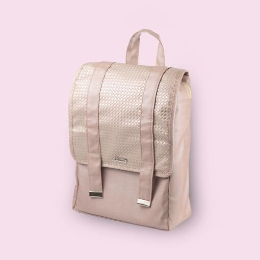 MOCHILA REVENDEDORA TRAMA ROSÉ AVULSA