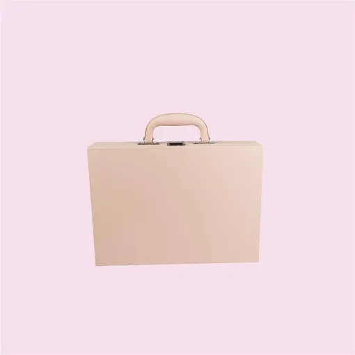 MALETA REVENDEDORA EXCLUSIVE 25X35 ROSA CLARO