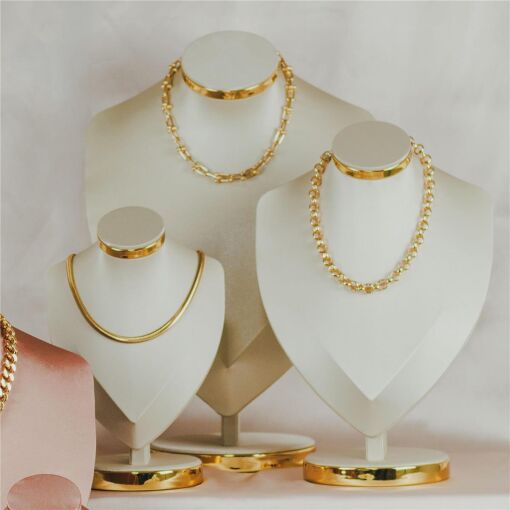 EXPOSITOR BUSTO NAVETE ESTHER CETIM OFF WHITE