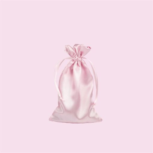 SAQUINHO CETIM 10X15CM ROSA LISO PCTE/10 UNIDADES