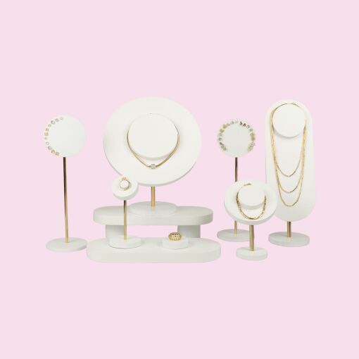 KIT EXPOSITOR DE JOIAS LUNA 8 PEÇAS
