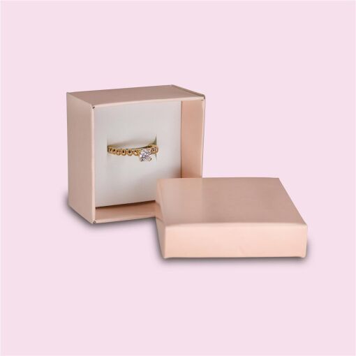 CAIXA PARA JOIAS ANEL 05X05CM COM 10 UNIDADES SALMÃO