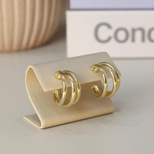 EXPOSITOR PARA BRINCO ARGOLA FACTO DOURADO P