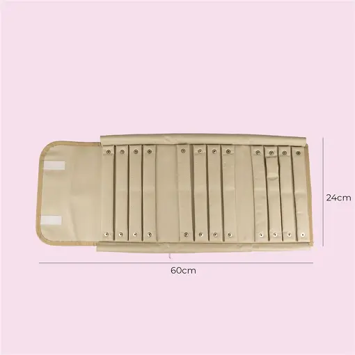 PASTA 60X24 12 PEÇAS DE BRINCO NAPA BEGE